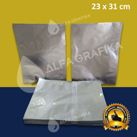 Gambar Kantong Kemasan SACHET ALUMUNIUM FOIL 23 x 31 cm, (1kg) Silver Dove, qty 1 = 100 pcs dari Alfa Grafika Shop Kota Administrasi Jakarta Barat 1 Tokopedia