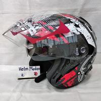 Gambar Helm KYT Galaxy Slide #5 Black Red dari Helm Medan Kota Medan 2 Tokopedia