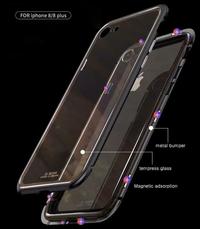 Gambar LUPHIE Magnetic Aluminium Tempered Glass Case iPhone 7 7 Plus 7 dari acc go public Kota Medan 2 Tokopedia