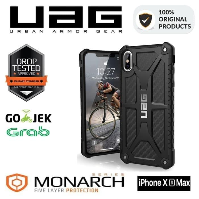 Gambar UAG iPhone XS Max 6 5 Case Monarch Carbon FIber ORIGINAL dari acc go public Kota Medan Tokopedia