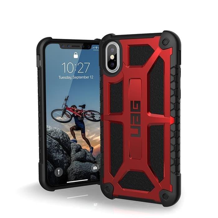 Gambar UAG iPhone X Case Monarch Crimson Red ORIGINAL dari acc go public Kota Medan Tokopedia