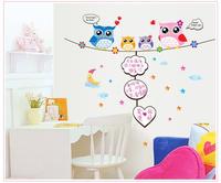 Gambar AY9004 Wallsticker Wall Stiker Dinding Note & Frame Owl dari Bogoriginal Kota Bogor 3 Tokopedia