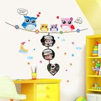 Gambar AY9004 Wallsticker Wall Stiker Dinding Note & Frame Owl dari Bogoriginal Kota Bogor 1 Tokopedia