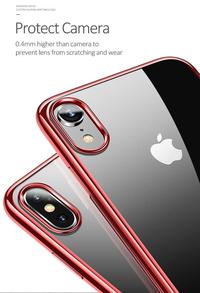 Gambar IPHONE XS MAX 6.5 USAMS KINGDOM SOFT CASE LIST CHROME TRANSPARAN dari Original Shop Nillkin Kota Administrasi Jakarta Pusat 1 Tokopedia