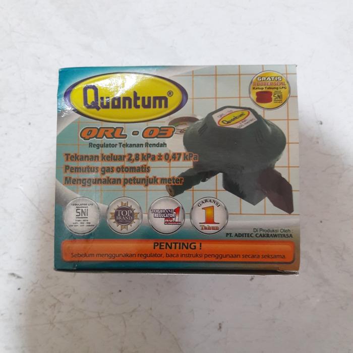 Gambar Regulator Gas Quantum + Meter Type:QRL-03 dari Esmefern Kota Medan Tokopedia