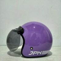 Gambar Helm Bogo JPN ARC •Ungu ~ Glossy• Retro Clasic (ORIGINAL) dari Pusat.grosir_bandung Kota Bandung 4 Tokopedia