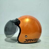 Gambar Helm Bogo JPN ARC •Orange ~ Glossy• Retro Clasic (ORIGINAL) dari Pusat.grosir_bandung Kota Bandung 4 Tokopedia