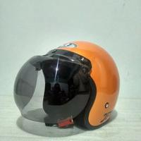 Gambar Helm Bogo JPN ARC •Orange ~ Glossy• Retro Clasic (ORIGINAL) dari Pusat.grosir_bandung Kota Bandung 3 Tokopedia