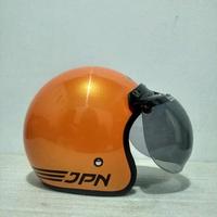 Gambar Helm Bogo JPN ARC •Orange ~ Glossy• Retro Clasic (ORIGINAL) dari Pusat.grosir_bandung Kota Bandung 2 Tokopedia