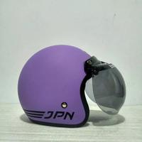 Gambar Helm Bogo JPN ARC •Ungu ~ Doff• Retro Clasic (ORIGINAL) dari Pusat.grosir_bandung Kota Bandung 2 Tokopedia