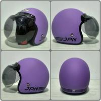 Gambar Helm Bogo JPN ARC •Ungu ~ Doff• Retro Clasic (ORIGINAL) dari Pusat.grosir_bandung Kota Bandung 1 Tokopedia