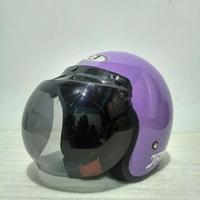 Gambar Helm Bogo JPN ARC •Ungu ~ Glossy• Retro Clasic (ORIGINAL) dari Pusat.grosir_bandung Kota Bandung 3 Tokopedia