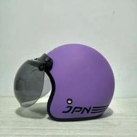 Gambar Helm Bogo JPN ARC •Ungu ~ Doff• Retro Clasic (ORIGINAL) dari Pusat.grosir_bandung Kota Bandung 4 Tokopedia