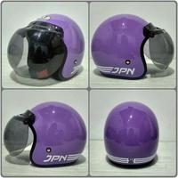 Gambar Helm Bogo JPN ARC •Ungu ~ Glossy• Retro Clasic (ORIGINAL) dari Pusat.grosir_bandung Kota Bandung 1 Tokopedia