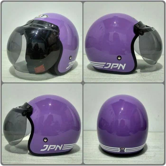 Gambar Helm Bogo JPN ARC •Ungu ~ Glossy• Retro Clasic (ORIGINAL) dari Pusat.grosir_bandung Kota Bandung Tokopedia