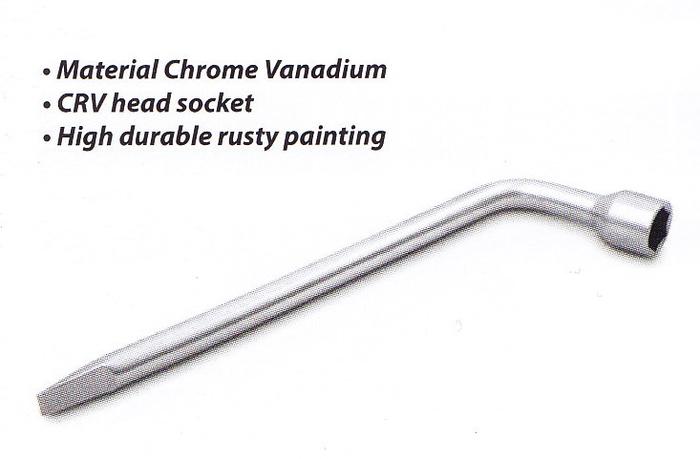Gambar KUNCI RODA L TEKIRO / WHEEL NUT WRENCH / KONCI BAUT VELG PELEG MOBIL dari GajahTools Kota Administrasi Jakarta Barat 5 Tokopedia