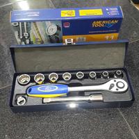 Gambar Mata Sock Set 12PT 8-24mm 11pcs 1/2" AMERICAN TOOL dari Hanna Teknik Kota Depok 1 Tokopedia