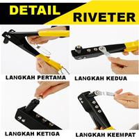 Gambar EELIC TAR-W10I MIX TANG RIVET TANG TANGAN MANUAL HANDPAK-3.0X5MM dari EELIC Kota Surabaya 3 Tokopedia