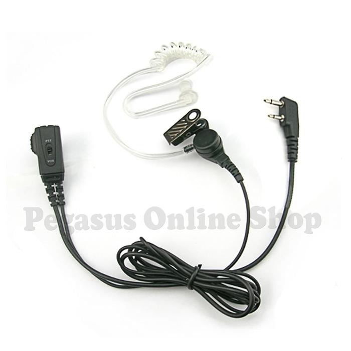 Gambar Earphone walkie talkie FBI Spiral Tube With PTT / VOX Switch dari HT WLN STORE Kota Administrasi Jakarta Pusat Tokopedia