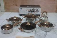 Gambar Cookware set oxone ox-933 ready stok terus dari GrosirAlatDapur Kota Surabaya 2 Tokopedia
