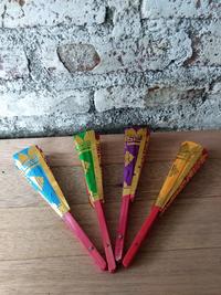 Gambar Kipas Prada Bali polos tari souvenir oleh-oleh fan plain dance souvenir gifts dari Dandelion Stores Kota Surabaya 1 Tokopedia