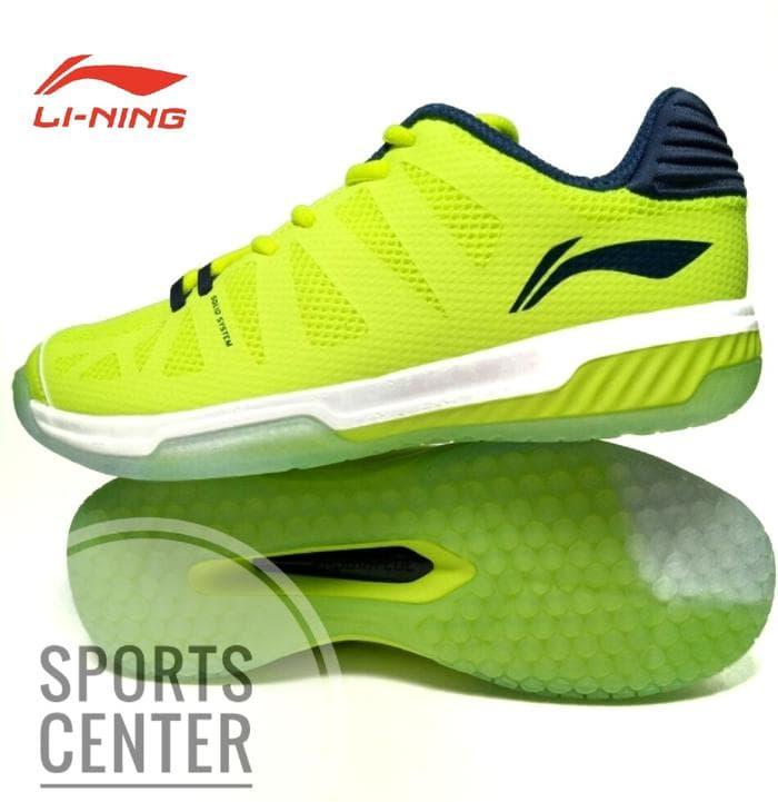 Gambar NEW!! Sepatu Badminton Lining CLOUD AYTN063 / AYTN 063 Lime dari Wayne Inc Kota Cirebon Tokopedia