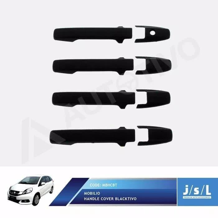 Gambar COVER HANDLE HANDEL HITAM BLACK DOP DOFF BRIO MOBILIO BRV dari AWTOMOTIF88 Kab. Tangerang Tokopedia