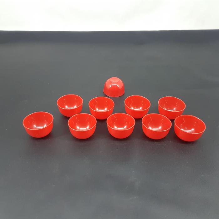 Gambar mangkok merah kecil 4.5cm - mangkok sloki merah dari Angelinathren Kab. Tangerang Tokopedia