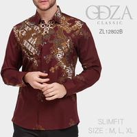 Gambar Baju Kemeja Batik Slimfit ZL12802B dari her+man onLine Shop Jakarta Barat 1 Tokopedia
