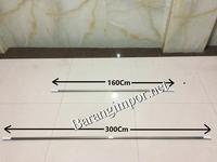 Gambar Tiang Jemuran 160-300Cm Stainless Steel/Tiang tirai/jemuran/baju/nike dari Lapak barang impor Jakarta Barat 1 Tokopedia