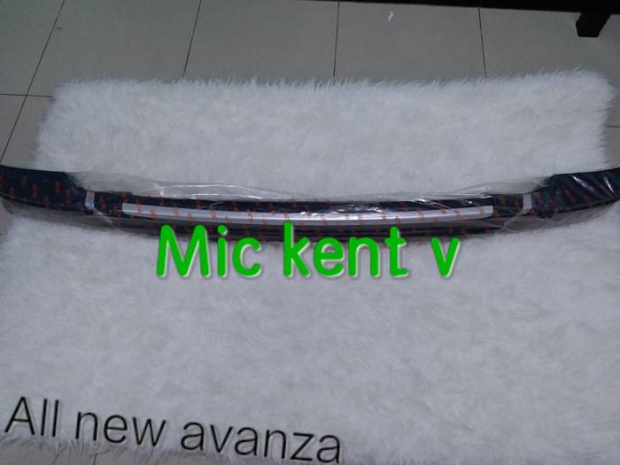 Gambar pengaman bumper bemper belakang all new avanza list chrome dari Mic Kent Variasi Mobil Kota Administrasi Jakarta Barat Tokopedia