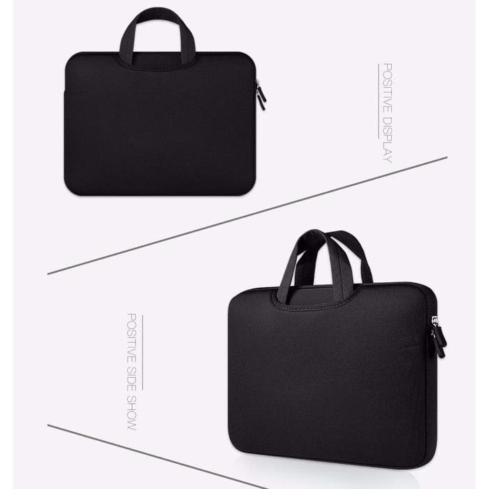 Gambar Tas case Laptop Sleeve Laptop Macbook Air Pro 13 Inch black dari punchstore Kota Administrasi Jakarta Barat Tokopedia