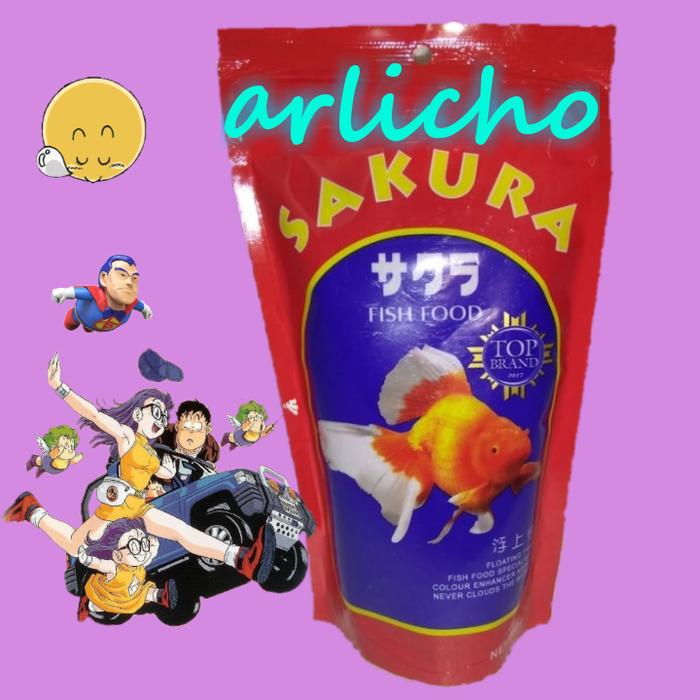 Gambar Pellet / Pakan Ikan Sakura Fish Food 1 mm Mix 100 gram dari arlicho Kota Administrasi Jakarta Selatan Tokopedia