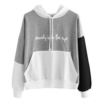 Gambar DIVA_BOUTIQUE Sweater Hoodie Wanita Beauty Is In The Eye Kombinasi dari diva_boutique Jakarta Utara 2 Tokopedia