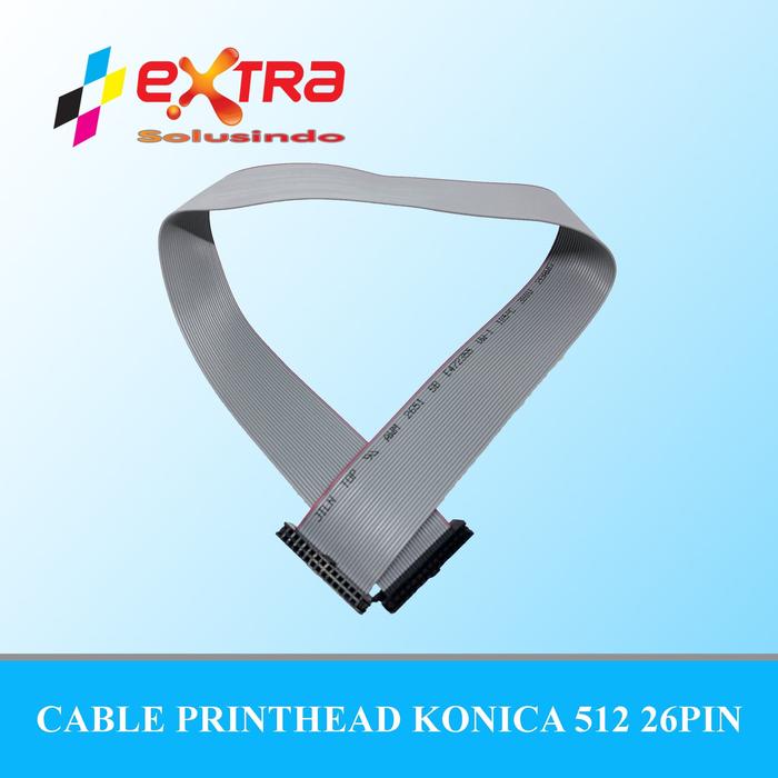 Gambar cable printhead konica 512 26pin dari Extra solusindo Kota Medan Tokopedia