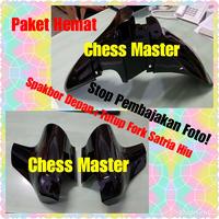 Gambar Spakbor Depan + Tutup Fork Suzuki Satria Malaysia Hiu dari CHESS MASTER Kota Administrasi Jakarta Utara 1 Tokopedia
