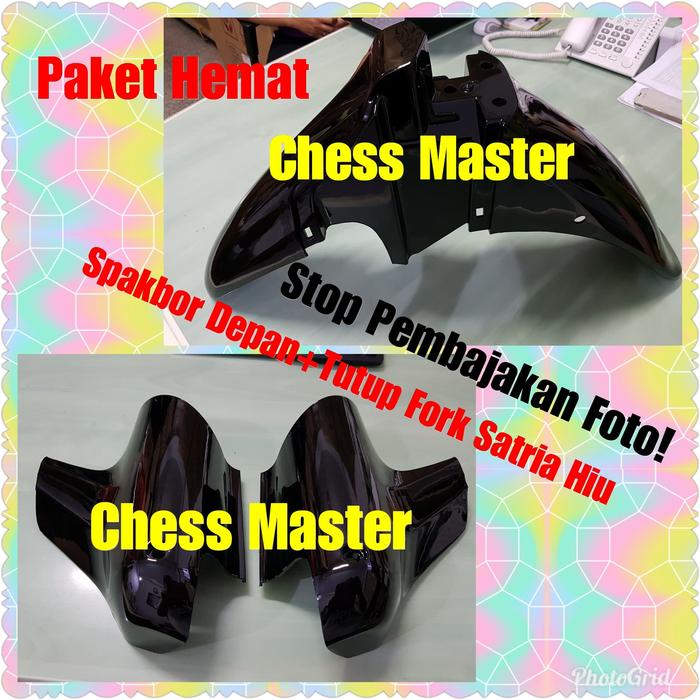 Gambar Spakbor Depan + Tutup Fork Suzuki Satria Malaysia Hiu dari CHESS MASTER Kota Administrasi Jakarta Utara Tokopedia