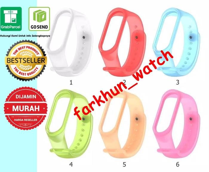 Gambar SILICONE XIAOMI MI BAND 3 STRAP SMARTWATCH BRACELET TALI JAM TERLARIS dari Toko Farkhun Kab. Bekasi Tokopedia