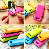 Gambar Set Peralatan Makan travel Lipat Portable Alat Makan Kitchenware Sendok Garpu Sumpit dari Ahoki Kota Administrasi Jakarta Barat 3 Tokopedia