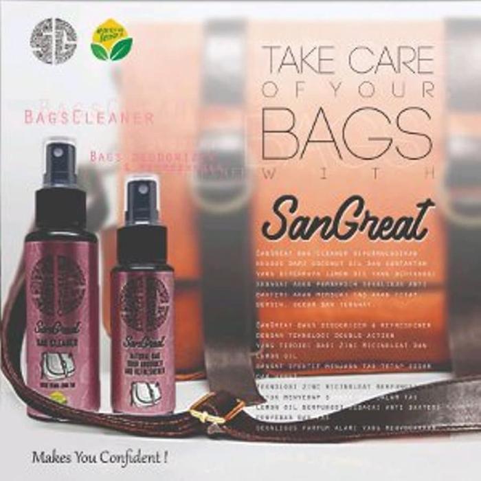 Gambar SanGreat Bag cleaner cairan Praktis Pembersih tas dari ADISYAH STORE Kota Bogor Tokopedia