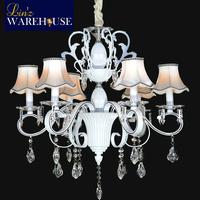Gambar Lampu gantung kristal CRYSTAL WHITE CANDLES 6 ARMS chandelier dari Lin'Z Warehouse Kota Administrasi Jakarta Utara 1 Tokopedia