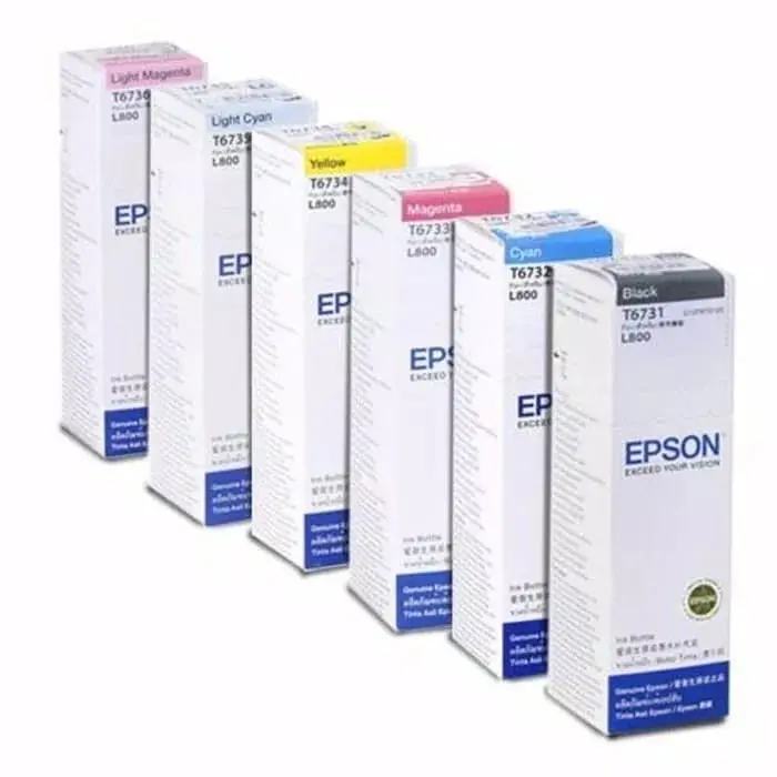 TINTA EPSON 673 L800,L850,L1800 losepack ORIGINAL