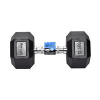 Gambar Berwyn dumbbell karet hexagonal 12.5 kg dari Toko bang ipan9 Kota Tangerang 1 Tokopedia