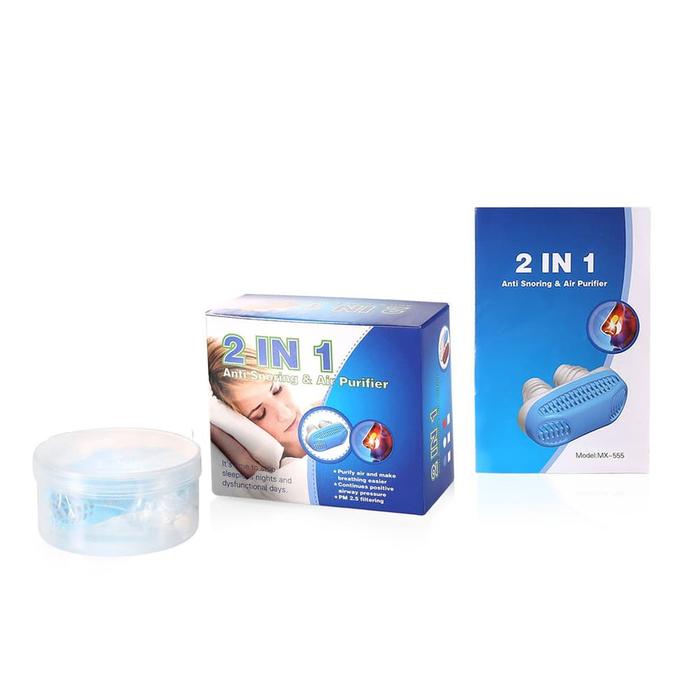 Gambar Anti Ngorok Pernafasan Hidung Stop Snoring Solution - MX-555 - Blue dari web komputindo Kota Administrasi Jakarta Pusat Tokopedia