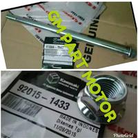 Gambar As roda depan dan Mur KLX S & BF & D-Tracker 150 original dari pinggiran part Kota Administrasi Jakarta Utara 1 Tokopedia