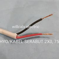 Gambar KABEL ISI 2 SERABUT HYO 2X0.75 - KABEL SERABUT ISI 2 HYO 2X0.75 PUTIH dari WILLCALV ELECTRIC Kota Tangerang Selatan 2 Tokopedia