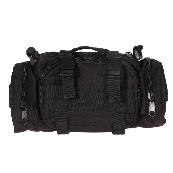 Gambar 2E6F Tas Selempang Pria Army Sling Bag 6L - BL015 - Black dari PusakaID Kota Bandung Tokopedia