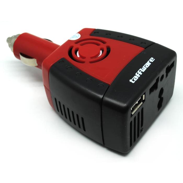 Gambar 0DFB Taffware Power Car Inverter 150W 220V AC EU Plug 5V USB Charger dari PusakaID Kota Bandung Tokopedia