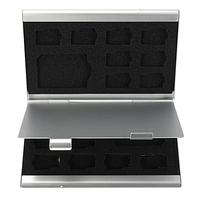 Gambar 08FF Metal 18 in 1 Aluminium 16 Micro SD + 2 SD Card Storage Box - Wh dari PusakaID Kota Bandung 4 Tokopedia