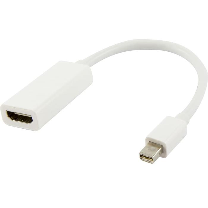 Gambar 2673 Mini Displayport (Male) to HDMI (Female) Nickel plated - Mini DP dari PusakaID Kota Bandung Tokopedia